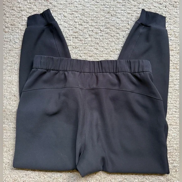 🍋 LULULEMON Black On The Fly Joggers Size 10 - Picture 10 of 13